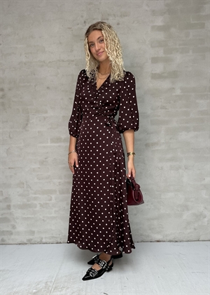 Malinga Dot kjole Wine Neo Noir 